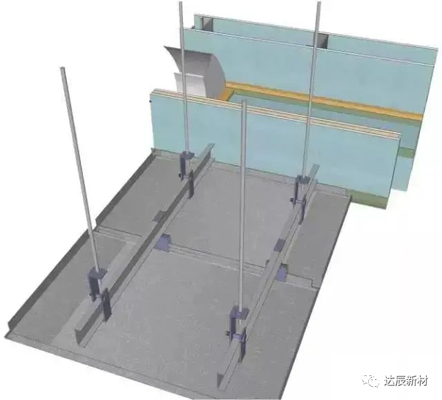 達(dá)辰新材施工第十八期地面、吊頂、墻面三維節(jié)點(diǎn)做法